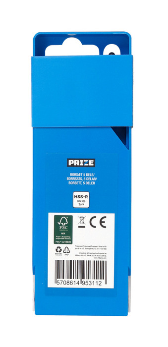 Borsett 5 deler HSS - PRIZE®